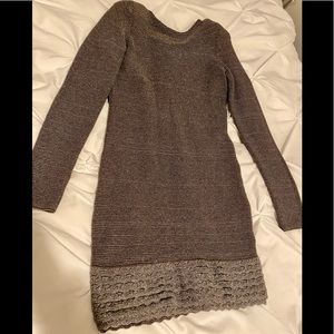 Shimmer Sweater Dress